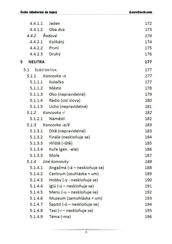 České skloňování do kapsy - Image 8